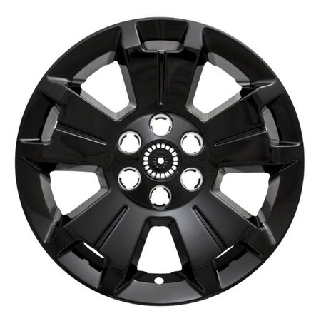 Coast2Coast 17", 5 Spoke, Gloss Black, Plastic, Set Of 4, Not Compatible With Steel Wheels IWCIMP405BLK